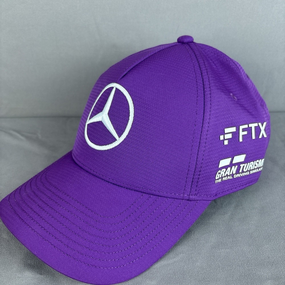 Mercedes AMG F1 Petronas Hat FTX Monster Energy Strapback Purple One Size